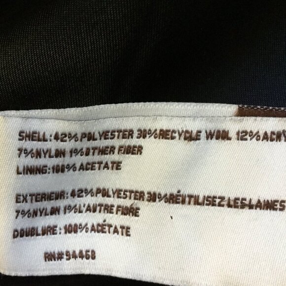 Laundry by Design Recycle Wool Blend Houndstooth Belted Coat 10 - Picture 7 of 9